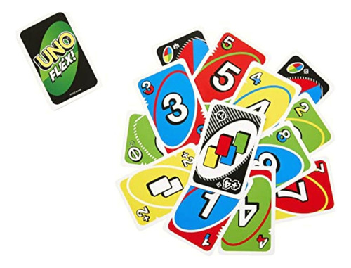 Mattel Games Uno Juego De Cartas Uno Flex Para Niños De 7