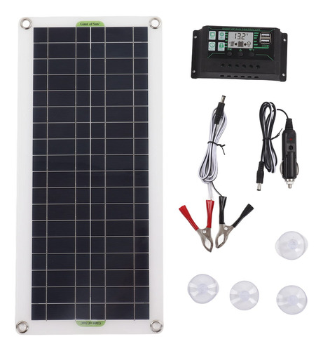 Kit De Panel Solar, Panel Solar De 30 W, 30 A, 12 V, 24 V, C