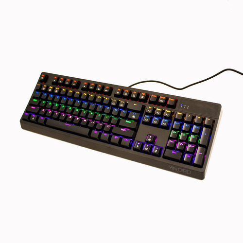 Imagen 2 de 10 de Teclado Mecánico Gamer Rgb K300 Switch Azul