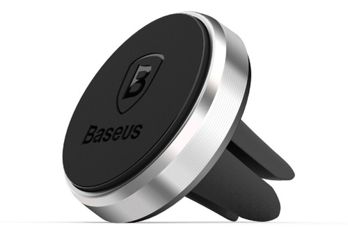 Imagen 1 de 10 de Soporte De Telefono Para Auto Rejilla Magnetico - Baseus