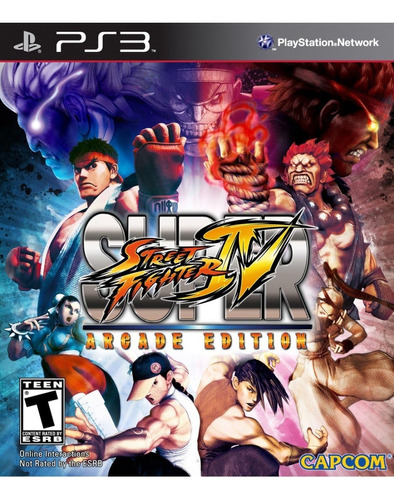 Super Street Fighter Iv Arcade Edition Ps3 Impecable 