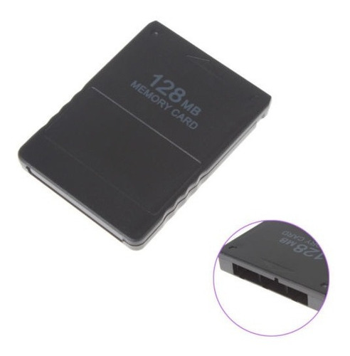 Nuevo Negro 128 Mb 128 M De Memoria Tarjeta De Consola Ps2 P