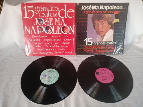 Discos Jose Ma. Napoleon 15 Grandes Exitos Excelentes Condic