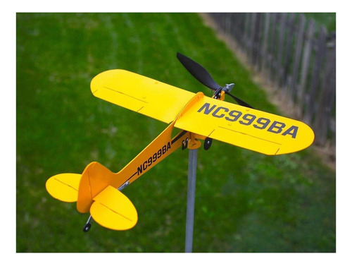 Veleta De Avión Thyggzjbs Piper J3 Cub, Diseño 3d Único Y Ma