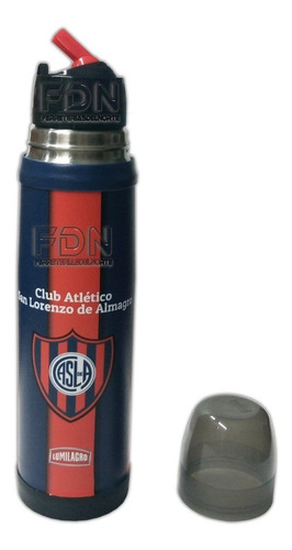 Termo Lumilagro Acero San Lorenzo Forrado Cuero - Fdn Pp