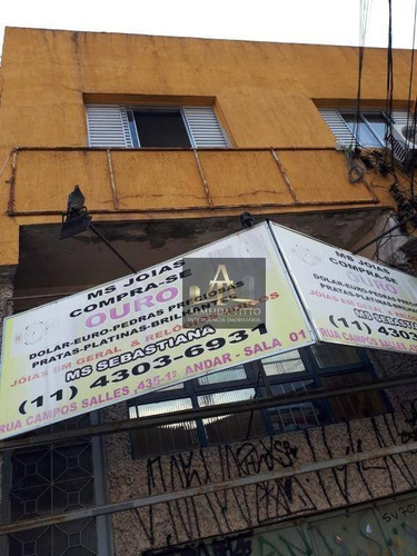 Sala Em Cima De Comércio Para Alugar, 25 M² Por R$ 1.050/mês - Centro - Barueri/sp - Sa0588