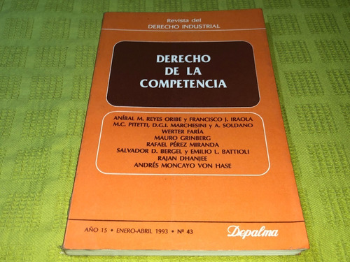 Derecho De La Competencia - Depalma