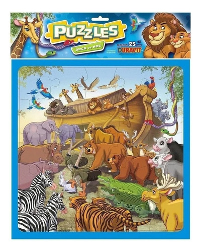 Puzzle Arca De Noe Rompecabezas Grande Animales 