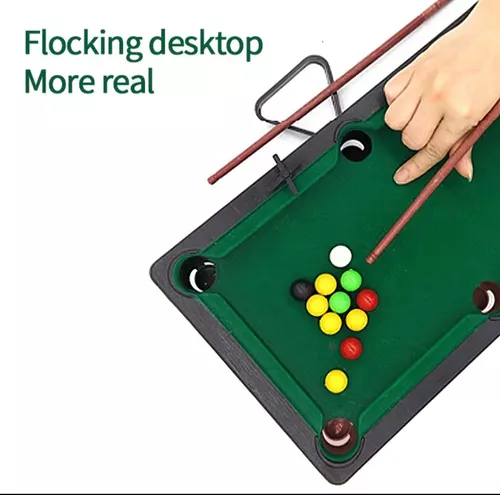 Mesa De Sinuca Mini Bilhar Jogo Brinquedo Infantil Divertido Snooker Pica  Pau Tacos Bolas - Sinuca / Bilhar Infantil - Magazine Luiza