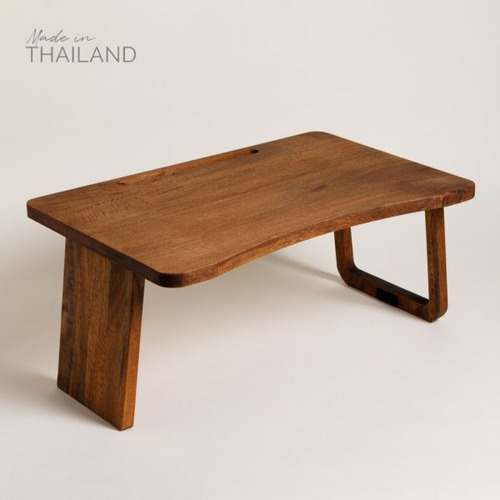 Bandeja De Cama Madera Acacia 57 X 34 X 24,5 Cm Marrón