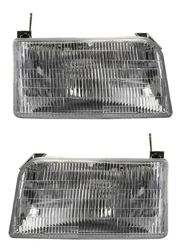 Par Faros Ford F150 F250 F350 92 93 94 95 96 C/ajuste Desc