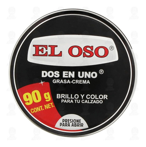 Dos En Uno 90g Negro 8014a Oso