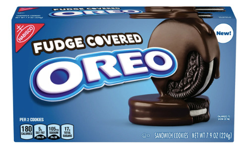 Oreo Fudge Covered Chocolate Cookies 224 Gr