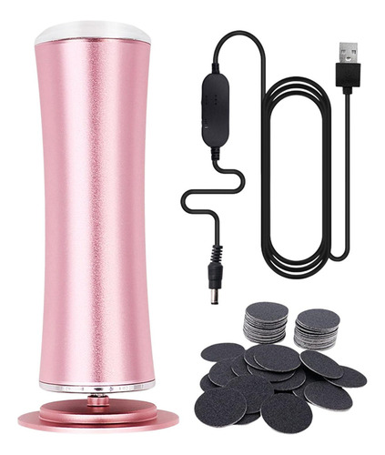 Removedor De Callos De Pie Eléctrico Amoladora De Rosado