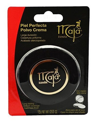 Maja Compact Cream Powder, Beige Oscuro, 0.53 Ounce