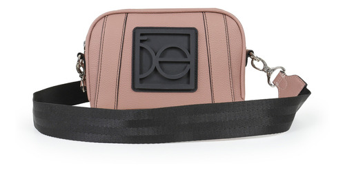 Bolsa Crossbody Para Mujer Cloe Rubber Color Nude