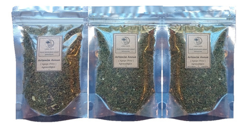 Artemisa Annua En Flor Orgánica Medicinal Deshidratada 3 Paq