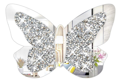 Espejo Grande Con Forma De Mariposa Para Decoración Del Hoga