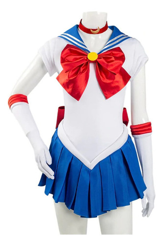 Disfraz De Cosplay De Sailor Moon Para Niños Con Accesorios