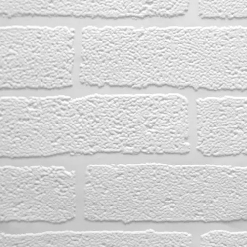 Imagen 2 de 8 de Papel Pintable Muresco Murpaint Ladrillos Blanco 32014 Soul
