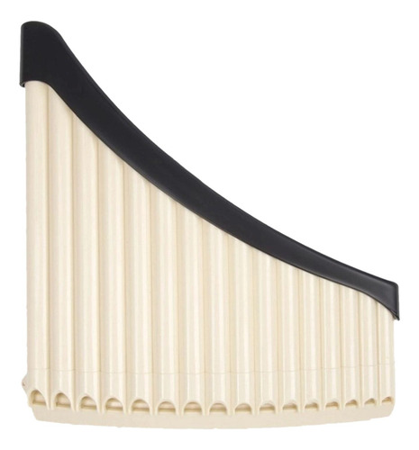 Pan Pipe Instrumento Clave De Instrumento 16 Tubos Beige