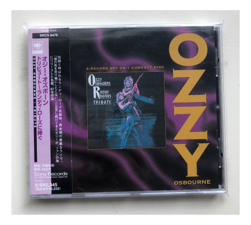 Ozzy Osbourne  Randy Rhoads Tribute Cd