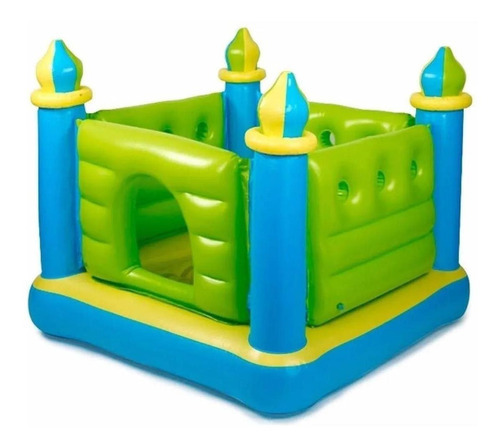 Juego Para Interior Castillo Inflable Intex Pelotero Saltarin Para Niños 48257 132X132X107 Cm