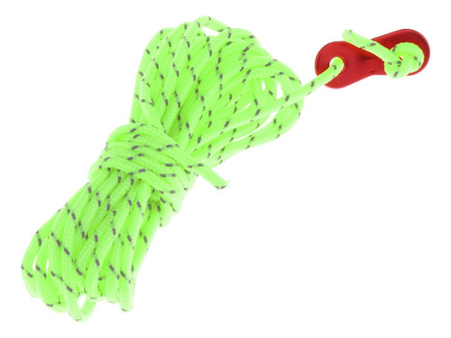 Paquete De 6 Cuerdas De 4mm Para Hombre, Verde Fluorescente