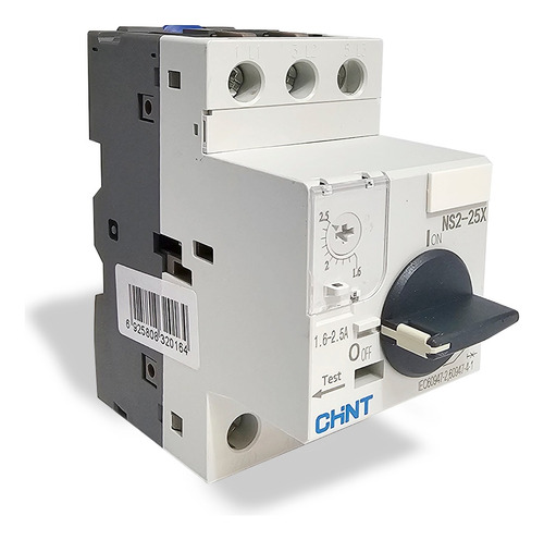 Guardamotor Chint Trifasico Ns2-25x 6-10a - 2.2kw-400v