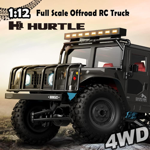 Camión Rc Crawler 1/12 4wd Control Remoto 20 Km/h Offroad