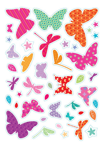 Wallsticker Mariposa Vinilo Autoadhesivo 50x70 