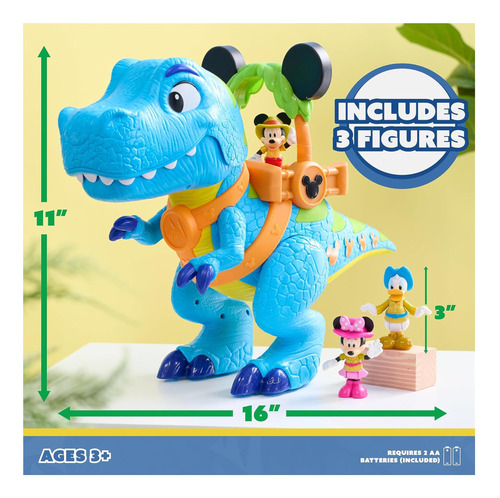 Disney Junior Mickey Mouse Funhouse Roarin Safari Dino, De 4