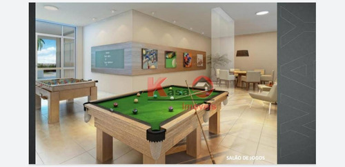 Apartamento Com 2 Dormitórios À Venda, 84 M² Por R$ 586.000 - Marapé - Santos/sp - Ap10292