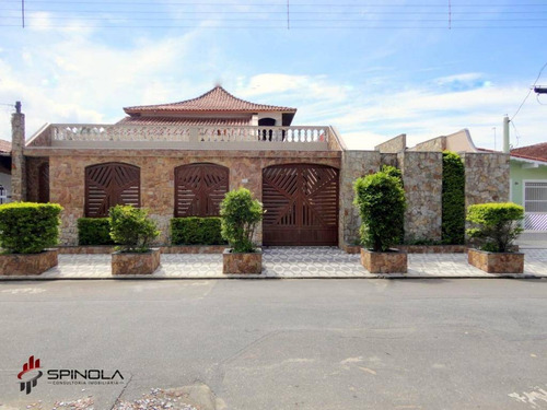 Casa Com 3 Dormitórios À Venda, 261 M² Por R$ 760.000 - Jardim Imperador - Praia Grande/sp - Ca1690