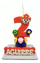 Comprar Vela Personalizada Cachorrinhos Em Biscuit 1á9 Anos