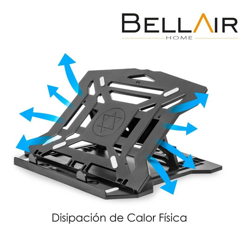 Imagen 4 de 8 de Base Soporte Para Laptop Portátil Giratorio 360° - Bellair