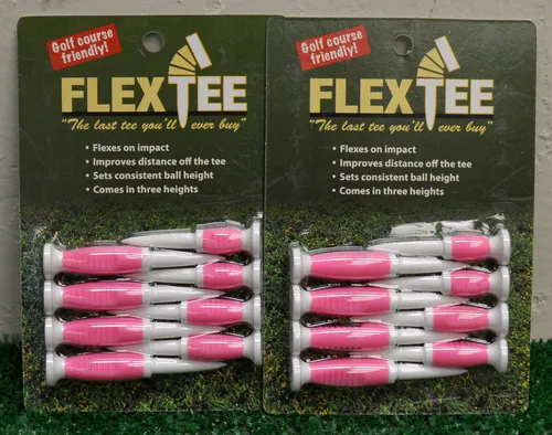 Tee Flexible Golf Rosa Ft