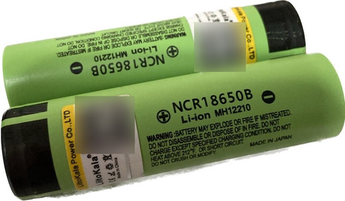 Dos Bateria Pila 18650 Recargable Li-ion 3,7v 3400 Mah