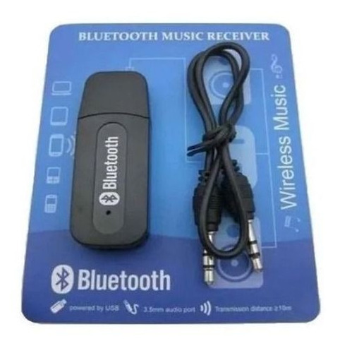 Imagem 5 de 5 de Adaptador Receptor De Sinal Bluetooth Usb P2 Som Pc Auxiliar