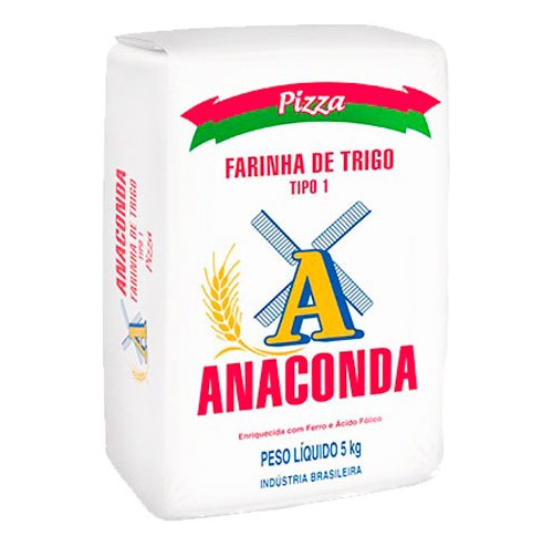 Farinha De Trigo Especial Para Pizza Anaconda 10 Kg 