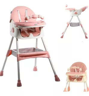 Silla De Comer Estilo Vintage Infantil Con Cinturón De Lujo