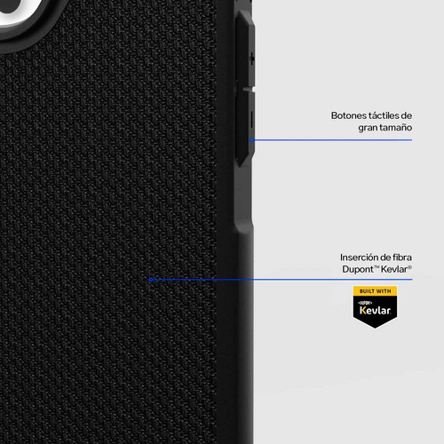 Case Negro Uag Mlt Para iPhone 16 Pro Max Con Magsafe