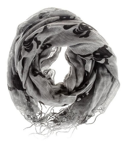Punk Skull Bufanda Shawl Wrap Enorme Fotos 1-3-5-6 Y 7
