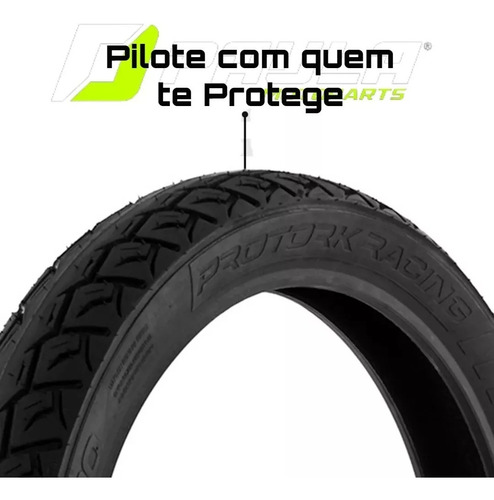 Par Pneu Biz 100/125 Pop 100/110 250-17 + 80/100-14 Pro Tork