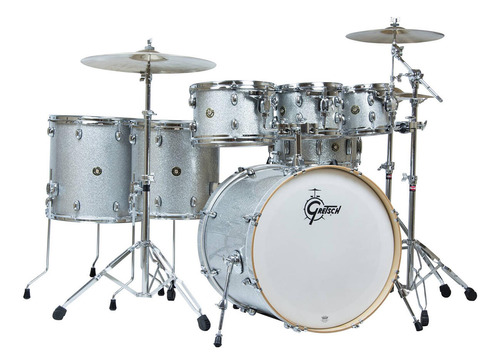Bateria Gretsch Cm1e826p Ss + Grg3pack