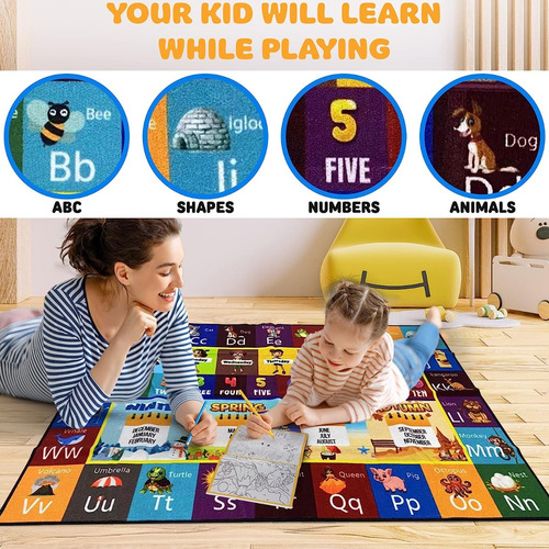Alfombra Para Niños Del Alfabeto En Ingles