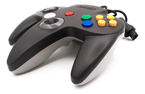 Control Negro / Gris Para Nintendo 64 Original