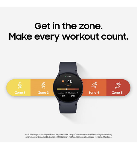 Samsung - Galaxy Watch 6, 44 Mm, Bluetooth, Monitor Fitness, Zonas Frecuencia Cardíaca Personalizadas, Entrenamiento Del Sueño, Monitor Cardíaco, Sensor Bia, Pantalla Grande, Versión Ee. Uu., Grafito