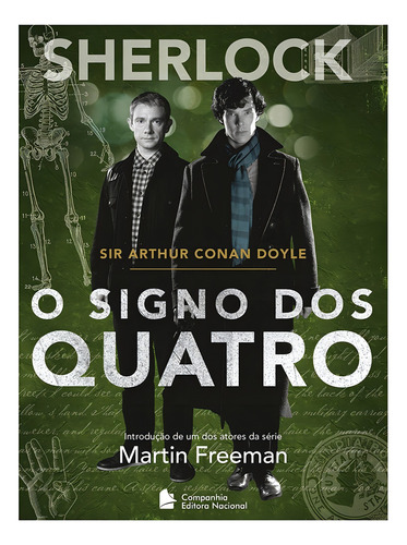 Sherlock - O signo dos quatro, de Doyle, Arthur an. Editorial Companhia Editora Nacional, capa mole em português, 2014