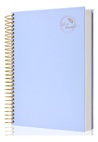 Yoment Cuaderno De Espiral De Tapa Dura, 150 Hojas, 3 Materi